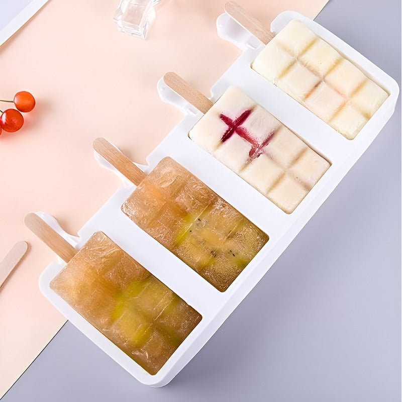 Pack X2 Molde De Silicona Para Helados Molde De Helado 051