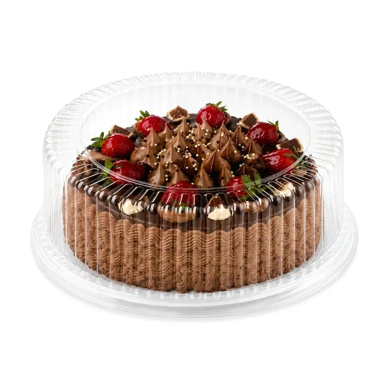 X30 Porta Tortas Porta Cupcake Bandejas Para Torta 31x11cm Soporte Torta Envases Almacenamiento Transporte De Alimentos... Blanco