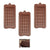 Pack X3 Moldes De Chocolate Barra De Chocolate Silicona