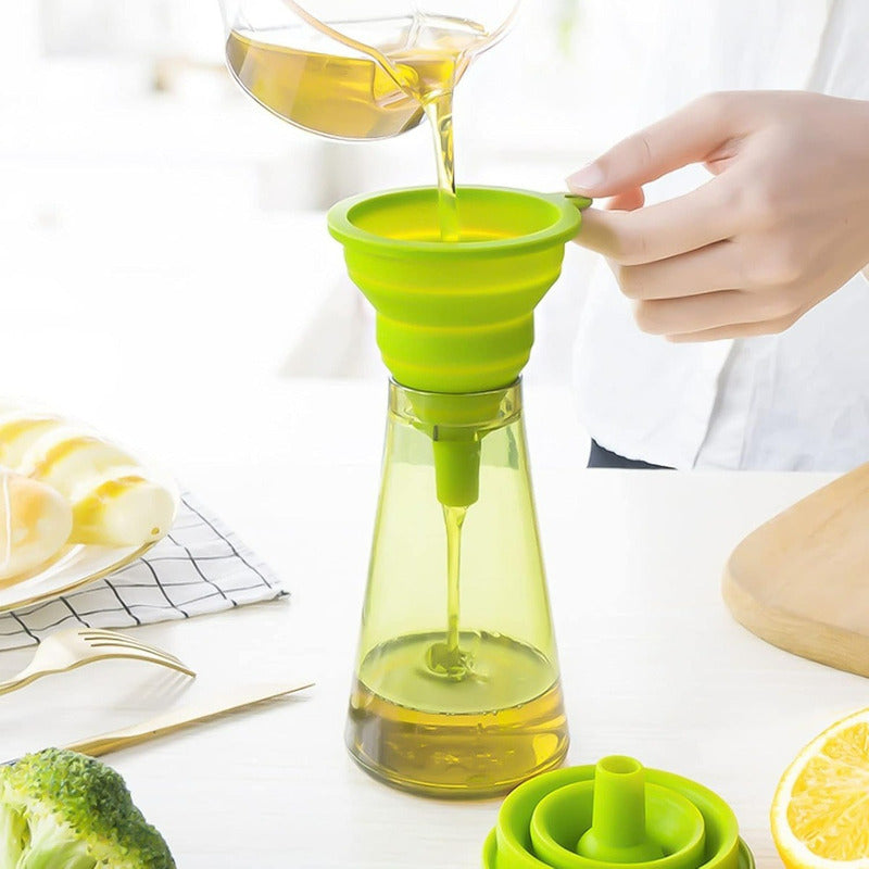 Pack X6 Embudo Plastico Embudo De Silicona Plegable Embudo