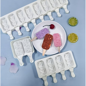 X2 Moldes De Silicona Para Helados Molde Paletas Helado 445
