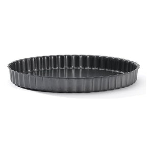 Molde Tartaleta Pie Desmotable 26cm Cocina Repostería Color Gris Oscuro