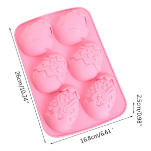 Pack X2 Moldes Chocolate Silicona Molde Huevo Pascua Conej