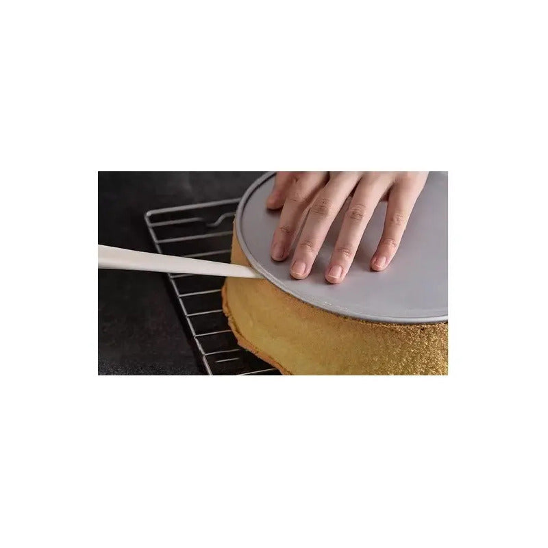Molde Desmontable Aluminio Gris 24cm Para Torta Queque Tarta Molde Redondo De Aluminio Fondo Desmontable Moldes Redondos De Aluminio Para Queques Utensilios De Reposteria Para Tortas Pasteleriuscl