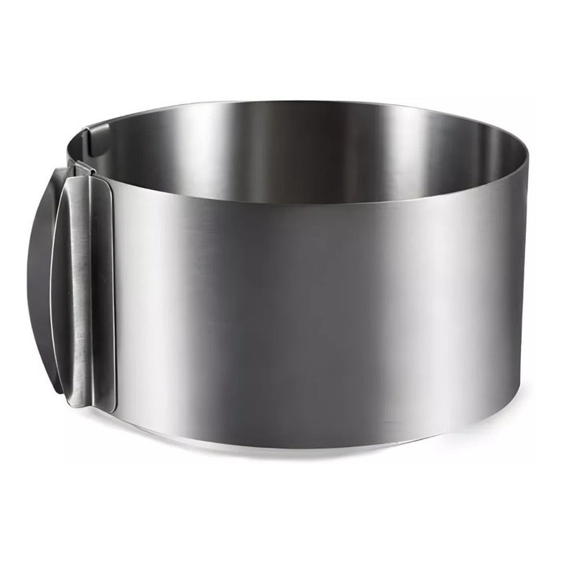 Molde De Torta Moldes Para Tortas Anillo Redondo Ajustable  Gris