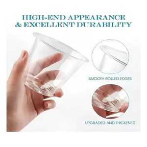 X200 Vasos Plásticos Desechables 5oz Vasos Desechables Para Bebidas Frías 5oz 148ml Vasos Descartables 5oz Vasos... Transparente
