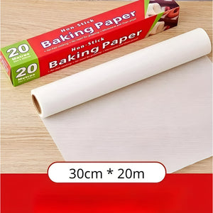 Papel Mantequilla Rollo Papel Mantequilla Papel Horno 20mts - - Papel Para Hornear 20mts
