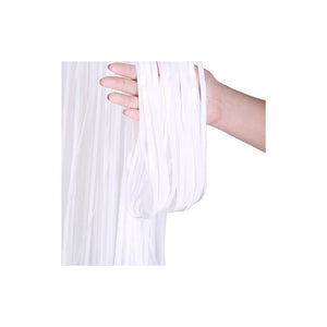 Guirnalda Cortina Metálicas Cortina De Cumpleaño Blanco 2x1m