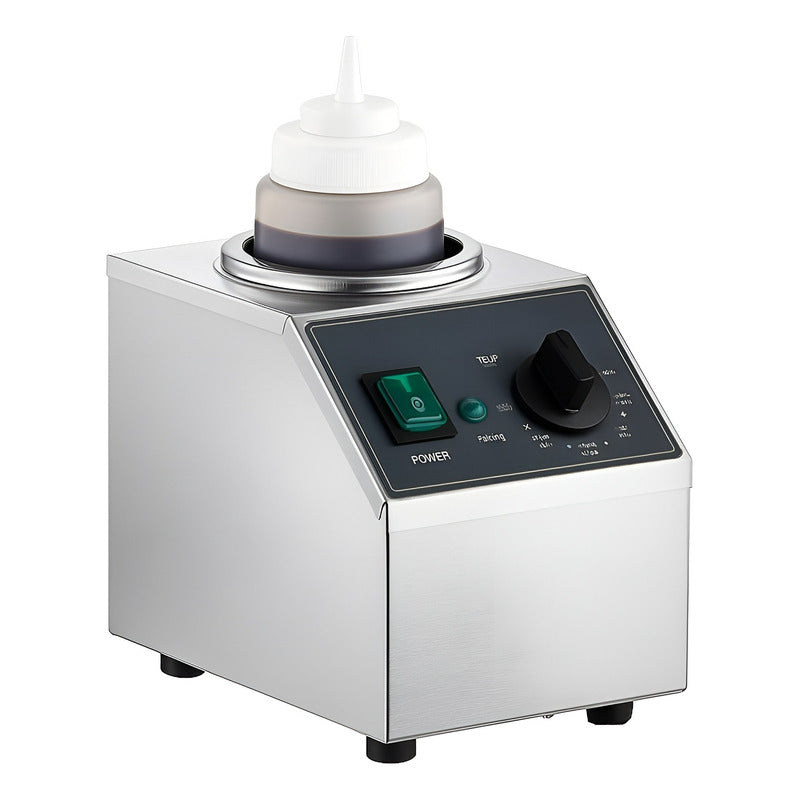 Botella Dispensador Calentador De Botellas De Salsas 22oz Plateado