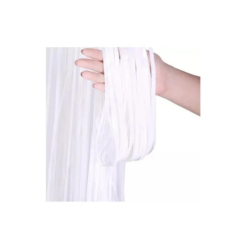 Guirnalda Cortina Metálicas Cortina De Cumpleaño Blanco 2x1m Cortina De Flecos Para Fiesta Accesorios Para Cabina De Fotos Para Cumpleaños Cortinas De Fondo De Papel Para Decoración Pasteleriuscl