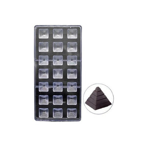 Moldes Chocolate Moldes De Chocolate Policarbonato Piramide Transparente