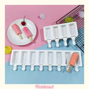 2 Molde Helados Molde Helado Silicona Moldes Paletas Espiral Molde Helado Molde Paleta Helado Molde Silicona Molde Silicona Helado Moldes Para Helados Molde Silicona Reposteria Pasteleriuscl Blanco