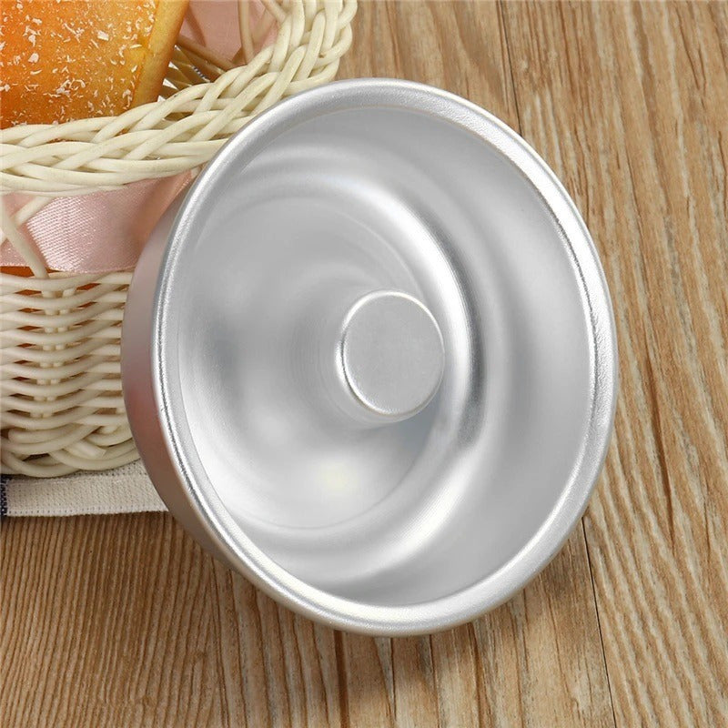 Molde Torta Molde Queque Redondo Molde Aluminio Flanera 28cm Gris