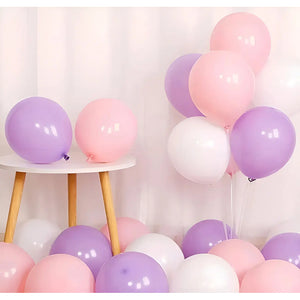Pack 50 Set De Cumpleaños Globos Cumpleaños Globo Metalizado Globos Metalizados Cotillon Fiestas Accesorios Para Fiesta... Rosa