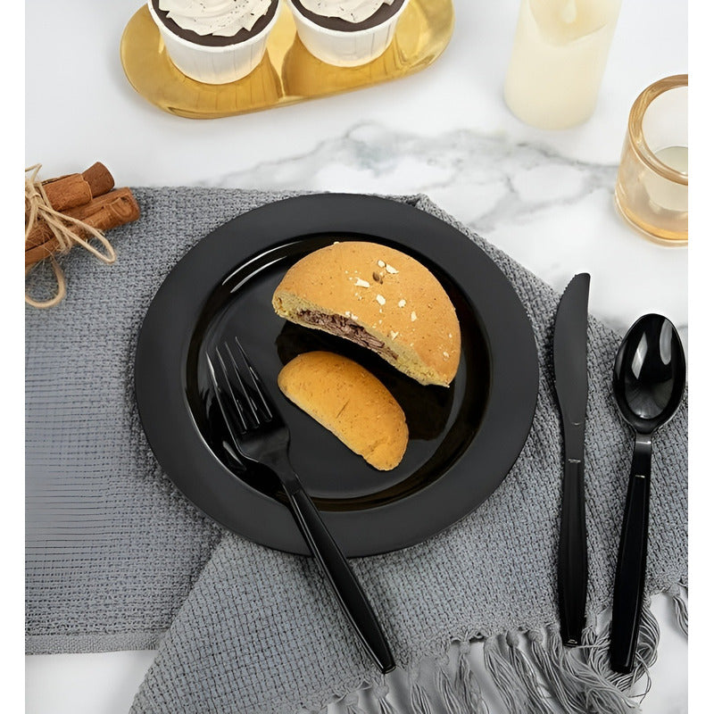 12 Cuchillos Plastico Cuchillo Desechable Servicio Cubiertos