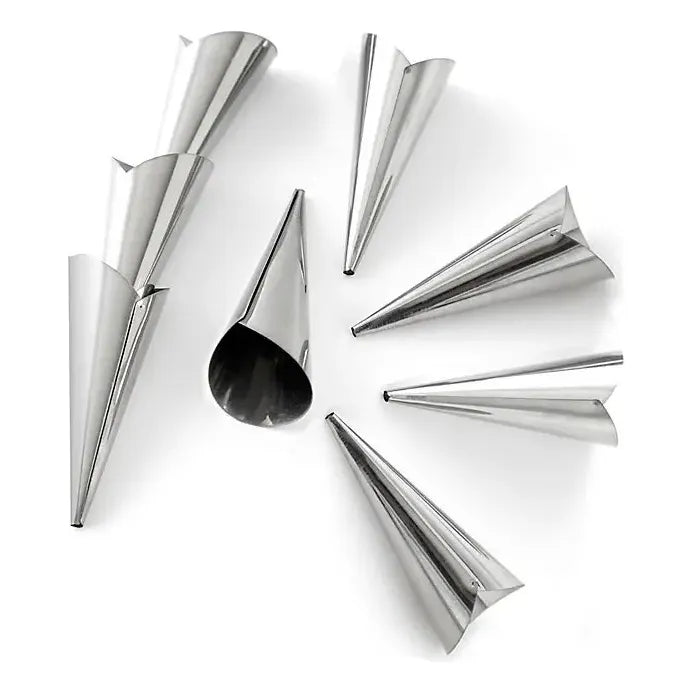 Pack X24 Cono Molde Para Cannoli Molde Cocina Cachito Croissant Pan Danes Molde Cono Molde De Cachitos Molde Para Cannoli Molde Para Conito Molde Cachito Molde Cannoli Molde Pasteleriuscl Gris