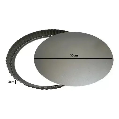 Pack X2 Molde Desmontable Moldes Para Tartaleta 30 Cm Utensilios Para Hacer Tartaletas Molde Para Tartas Para Hornear Resistentes Para Tartaletas Pasteles De Mousse Moldes De Kuchen Pasteleriuscl Gris