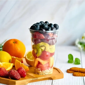 200 Vaso Plastico Desechable Vasos Transparentes 500ml Transparente