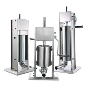 Embutidora Manual Embutidoras De Chorizos Salchichas 10l Máquina Profesional Para Embutir Carnes Longanizas Chorizos Y Salchicha Modelo Doméstico Y Comercial Embutidoras Acero Inoxidable Pasteleriuscl