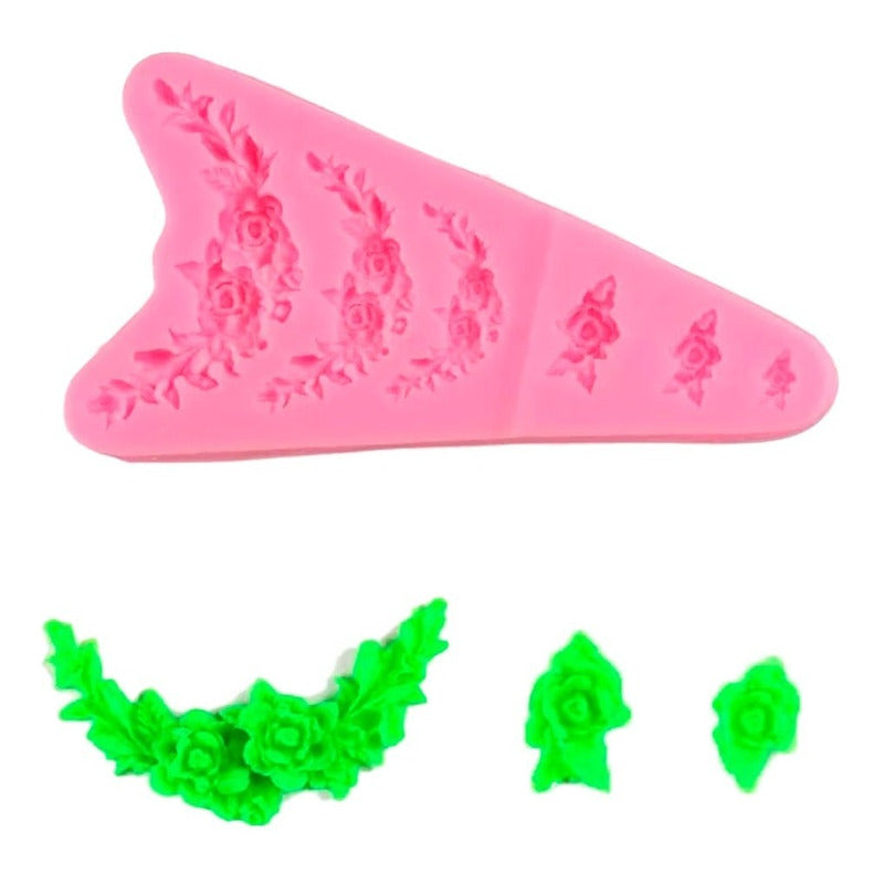 Molde De Silicona Molde Vallas Molde Fondant Vallas 6 Cavid Rosado Vallas 6 Cavid