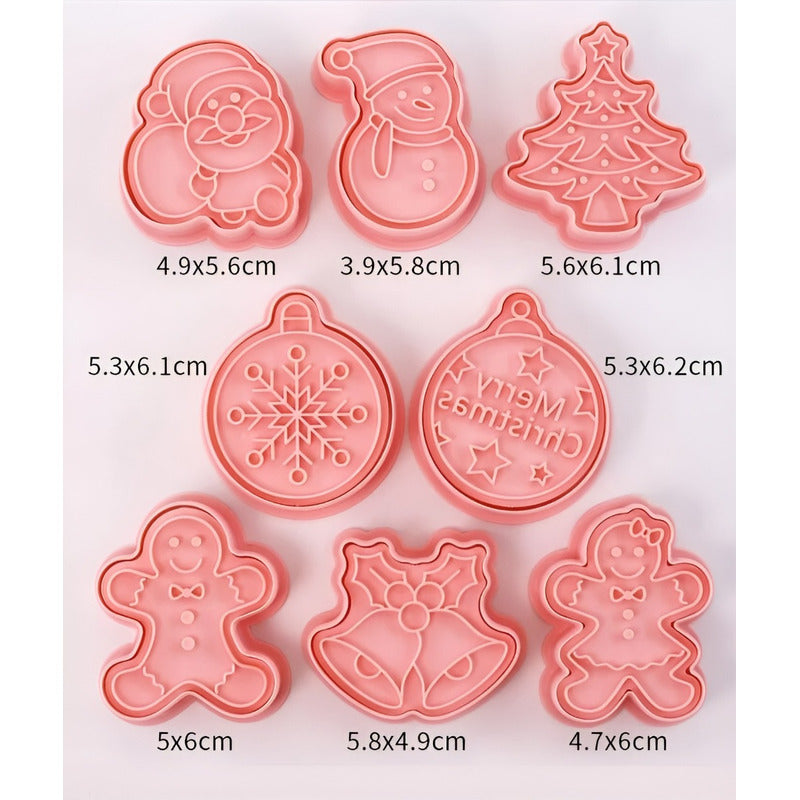 Cortador Galletas 3d Navidad Cortadores De Galletas Navidad