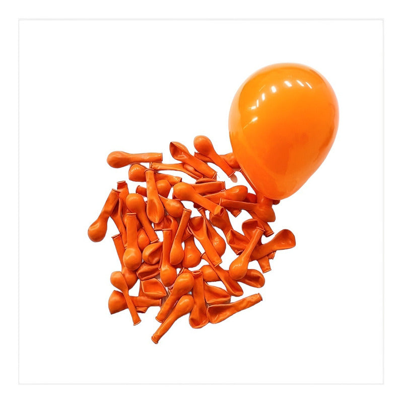 25 Set De Cumpleaños Globos Cumpleaños Globo Naranja 0959