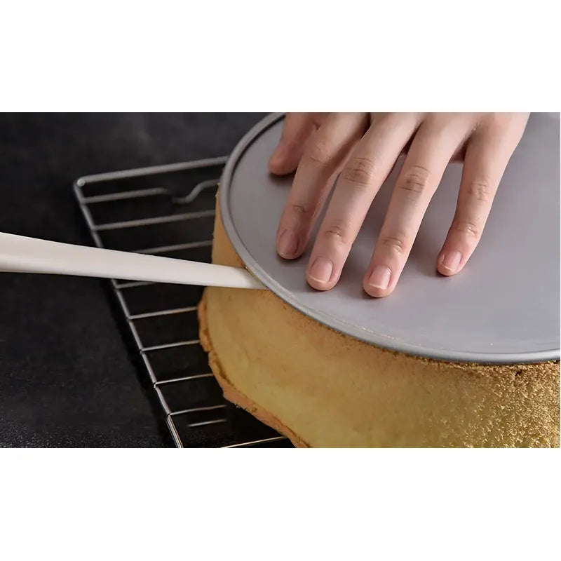 Molde De Aluminio Desmontable 30cm Para Tortas Molde De Aluminio 30cm Molde Redondo Desmontable 30cm Tarta Molde Desmontable Queque Molde Reposteria Desmontable Ponque Pastel 30cm Pasteleriuscl Gris