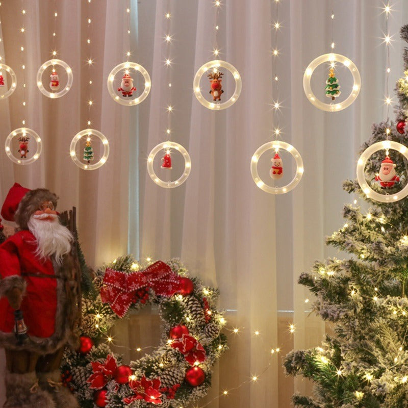 Cascada Guirnaldas Navidad Luces Guirnalda Navideñas 3012 Cálida