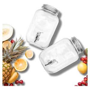 Dispensador De Bebidas Dispensadores Jugo Atril Doble 3.5l Negro