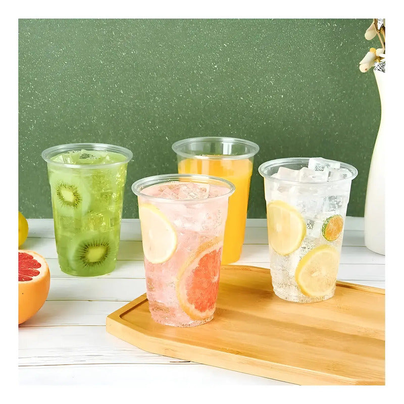 50 Vasos Plasticos Desechables Vasos Para Bebidas 13oz 400ml Vasos Plásticos Para Fiestas Vasos Desechables Vaso Para Bebidas Frías Para Servir Catering Eventos Pasteleriuscl Trasparente
