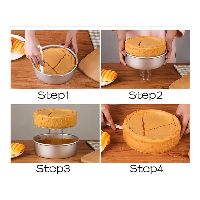 Moldes De Aluminio Para Tortas Molde Desmontable Molde 28cm Molde Queque Molde Bizcocho Moldes Para Queques Moldes Para Horno Molde Brownie Molde Metálico Desmontable Moldes Torta Grande Pasteleriuscl