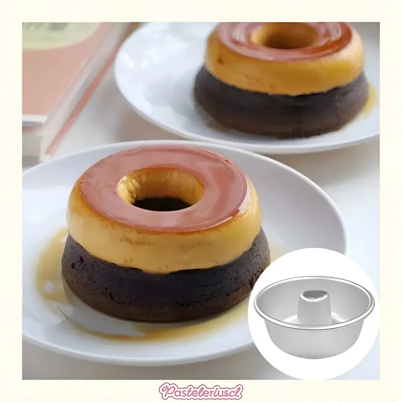 Molde Torta Molde Queque Redondo Molde Aluminio Flanera 30cm Moldes De Anillo Para Pastel Molde Hueco Para Pasteles De... Plateado