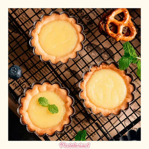 Pack X6 Moldes Tartaleta Desmontable 8,5cm Desmontable Moldes De Pies Molde Kuchen Desmontable Tarta Kuchen Queque Molde... Gris Oscuro