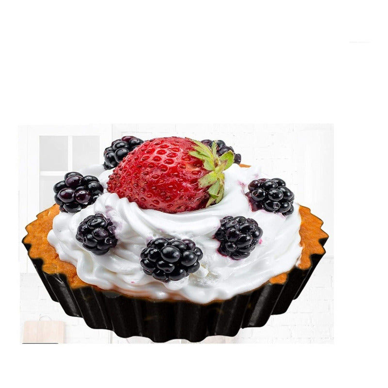 Moldes Tartas Moldes Tartaleta Desmontable Individual 13,5cm Gris