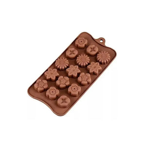 Moldes De Chocolate Moldes Chocolate Silicona 5 Flores N1 Moldes De Silicona Florales Molde Antiadherentes Para Chocolate Dulces Gelatina Aperitivos Bandejas Para Cubitos De Hielo Pasteleriuscl