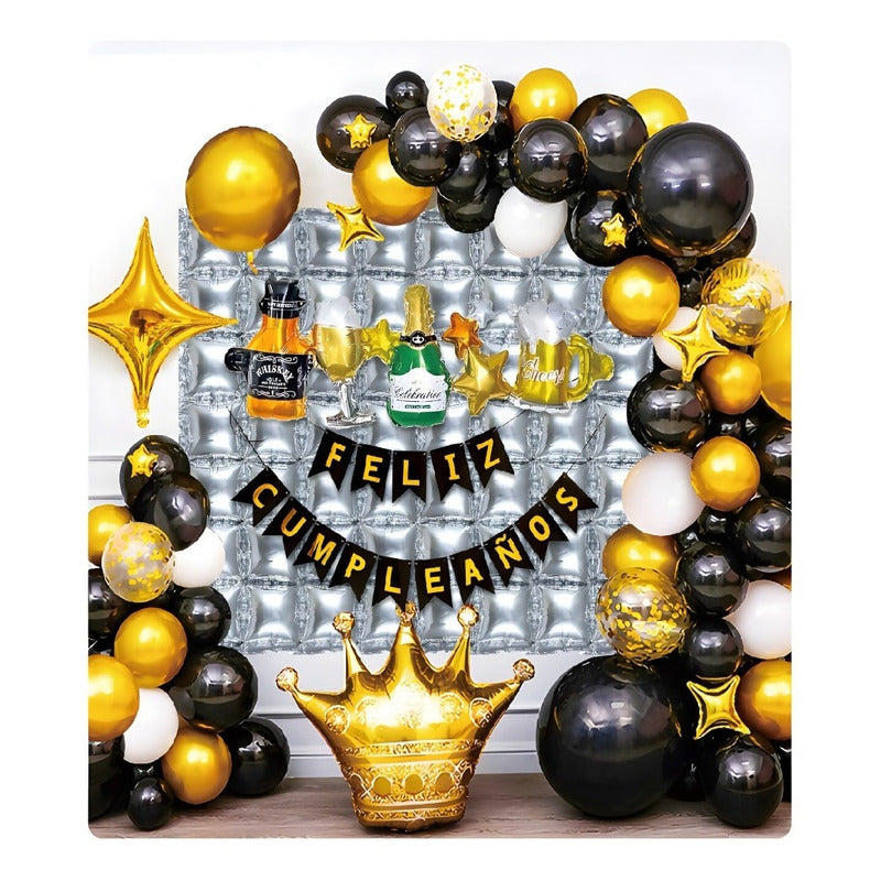 69 Decoracion De Cumpleaños Sorpresas De Cumpleaños Globos Pack X69  Globos 1980