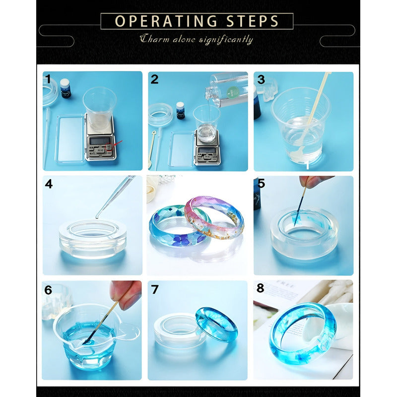 Kit Resina Moldes De Resina Epoxica Artesanias Aros 85pcs - Multicolor / Moldes De Resina 85 Pcs