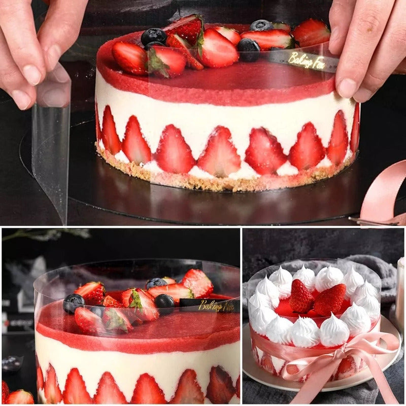 Molde Acetato Reposteria Rollo De Acetato Rollo De 14cmx19m Blanco