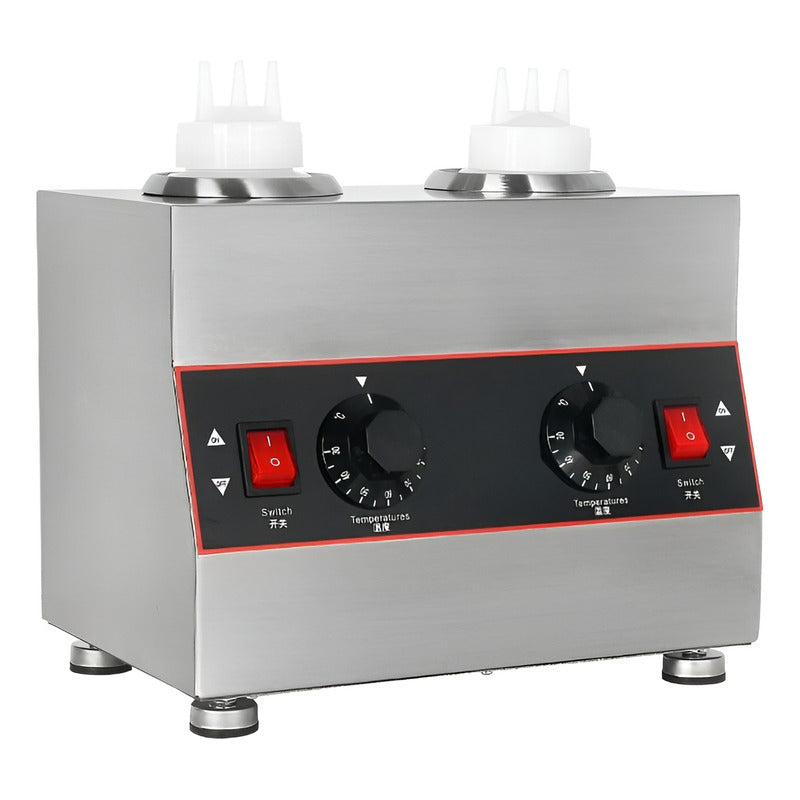 Dispensador Salsas Botellas Dispensadoras Envases 650ml Plateado