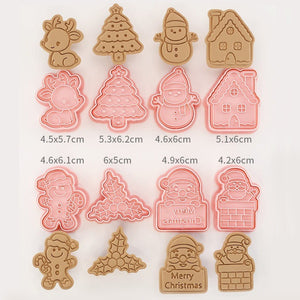 8 Moldes Para Galletas Cortador Galletas Cortadores Navidad