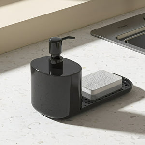Soporte Esponja Lavaloza Para Tu Cocina Escurridor Lavaplato Negro