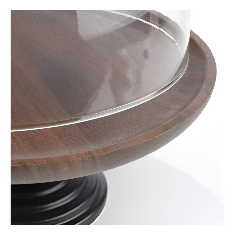 Porta Tortas Alzadores Candy Bar Pedestales Para Tortas 20cm Negro