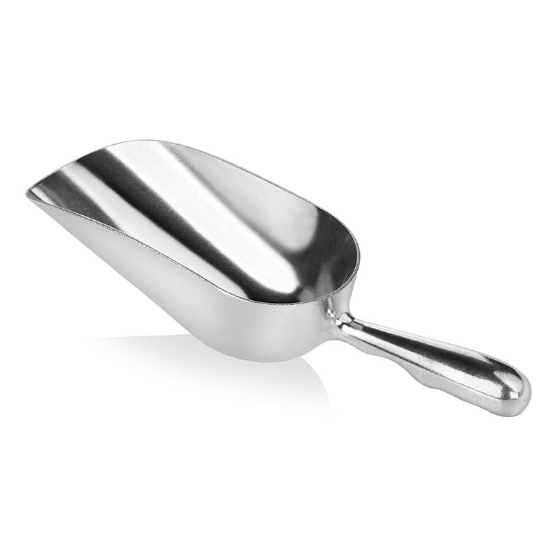 Poruña Cuchara Medidora Pala Para Hielo Acero Inoxidable Gris