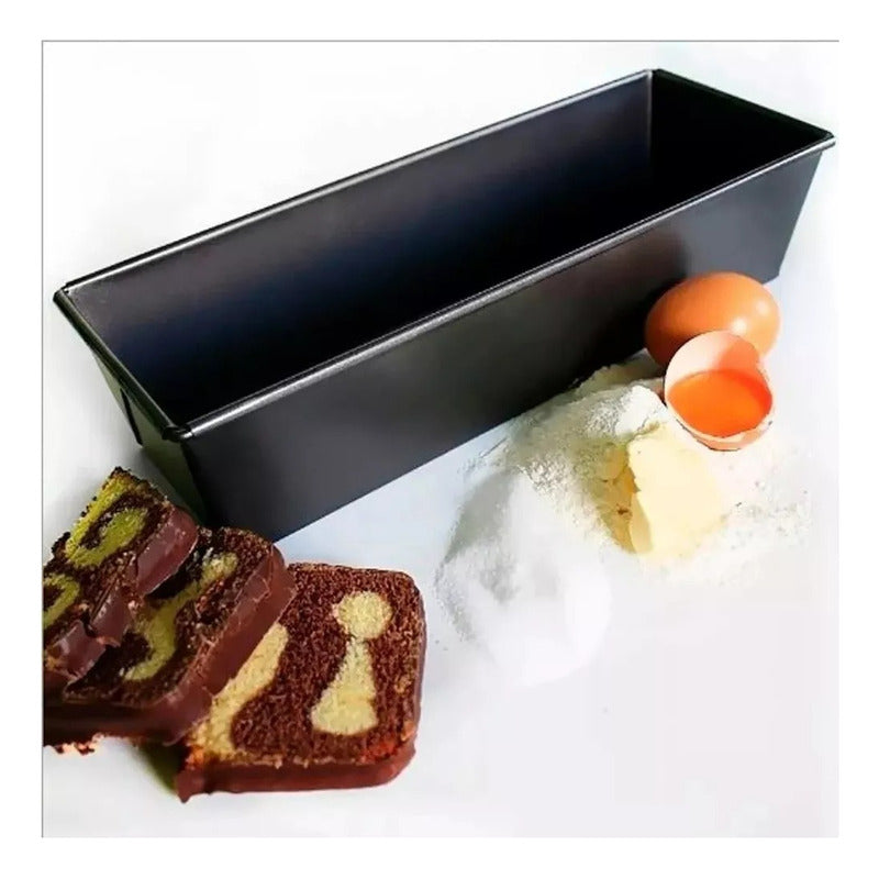 Molde Pan Moldes Para Pan De Molde Rectangular Queques 30cm Gris Oscuro