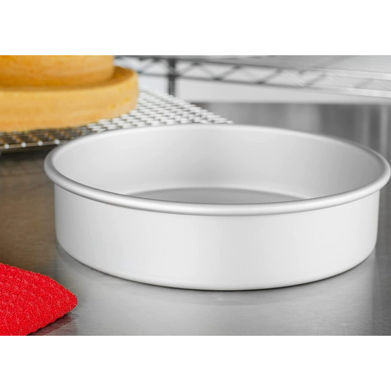 Moldes De Aluminio Para Tortas Molde Queque Molde Torta 32cm Gris Fijo 32cmx8cm