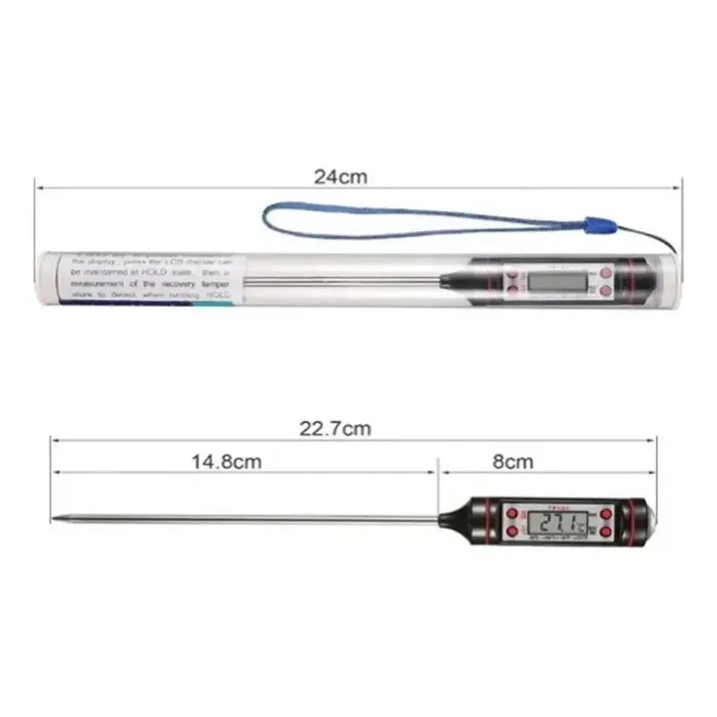 Termómetro De Cocina Genérica Tp101 Negro Pluma De Calibración Automática Termometro Digital Cocina Accesorio Termómetro Electrónico Para Alimentos Multifuncional Para Temperaturas Pasteleriuscl