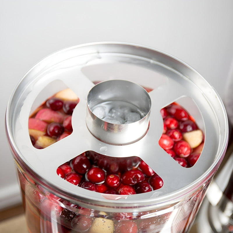 Dispensador De Bebidas Frías Comercial Dispensadores 8l Plateado