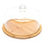Base Para Torta Porta Torta Con Tapa Soporte De Bambu 25cm