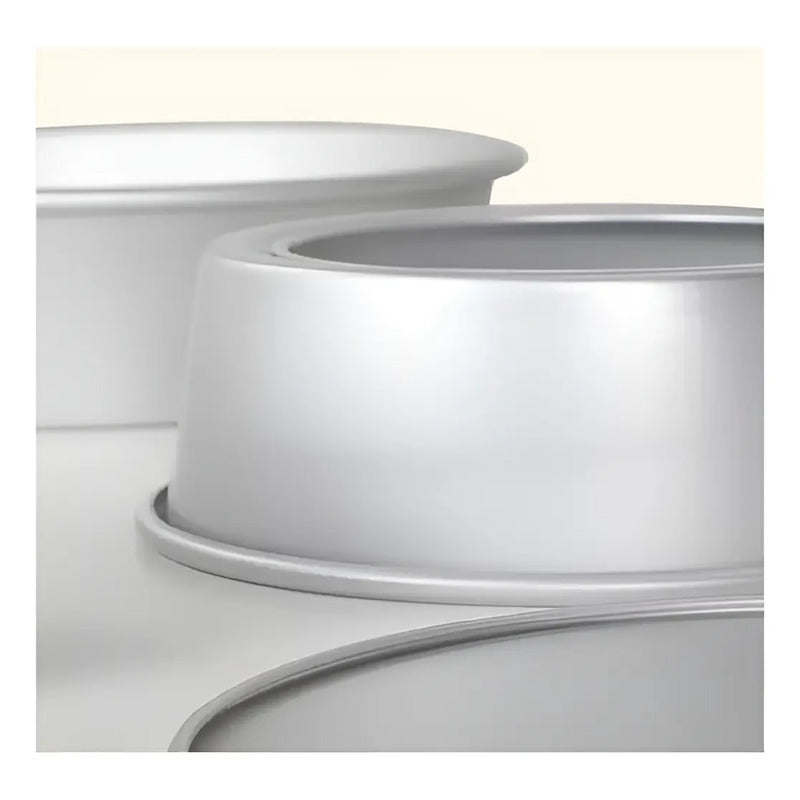 Molde De Aluminio Para Tortas Desmontable 24cm Molde De Aluminio 24cm Molde Redondo Desmontable 24cm Tarta Molde... Gris