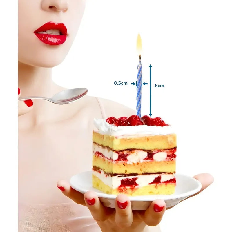 Set 24 Velas De Cumpleaños Vela Decorativa Vela De Torta Vela De Torta Vela En Espiral Multicolor Velas De Cumpleaños Divertidas Velas Luminosa Velas De Cumpleaños Velas Destellantes Pasteleriuscl
